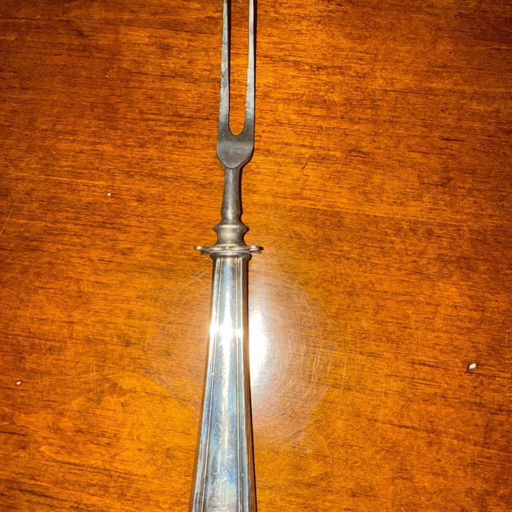 Dominic and Haff Vintage carving set,sterling handled,Elegant Silver Carving Set